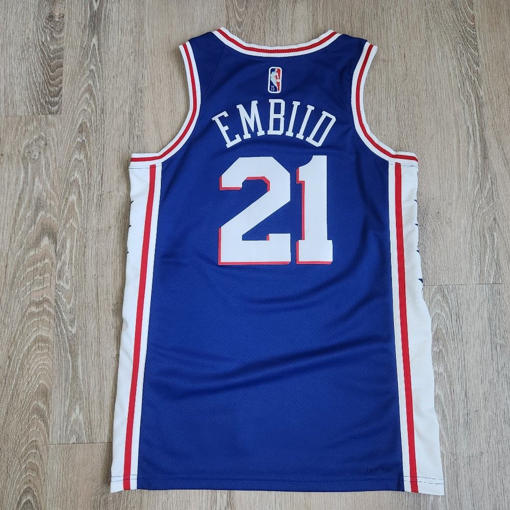 Philadelphia 76ers Joel Embiid Nike Swingman Jersey Men's Size Medium